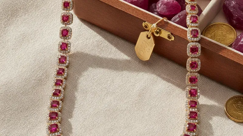 Collier Rubis